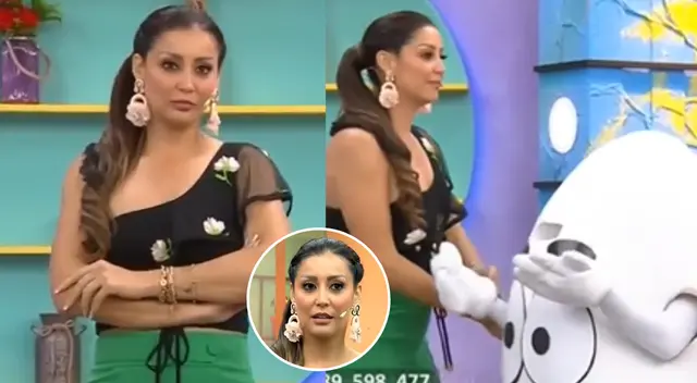 Karla Tarazona se incomoda con nuevo conductor de 'Préndete'.