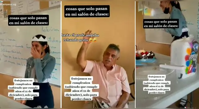La curiosa reacción del profesor sacó una sonrisa a más de uno. La curiosa reacción del profesor sacó una sonrisa a más de uno.