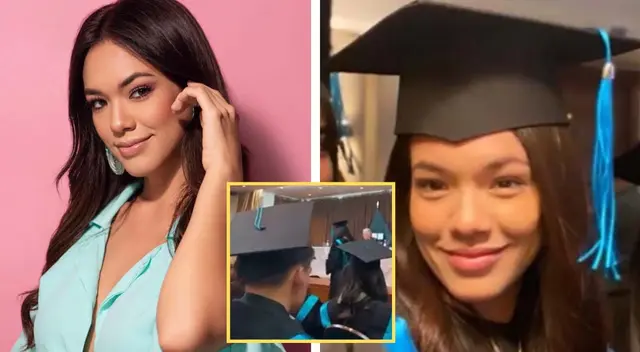 Jazmín Pinedo se graduó de su carrera de Publicidad.