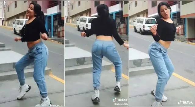 La peruana bailó al ritmo del tambor venezolano y su coreografía es viral en TikTok.