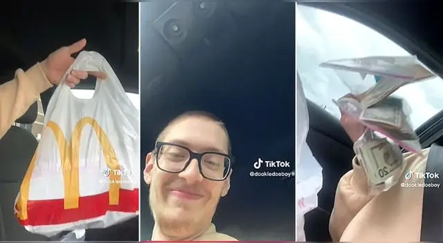 El joven hizo un noble acto devolviendo el dinero y se hizo tendencia en TikTok. El joven hizo un noble acto devolviendo el dinero y se hizo tendencia en TikTok.