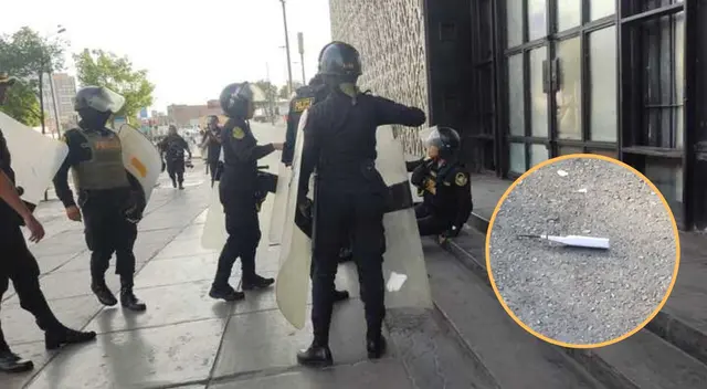 Policía cayó heridos tras enfrentamientos