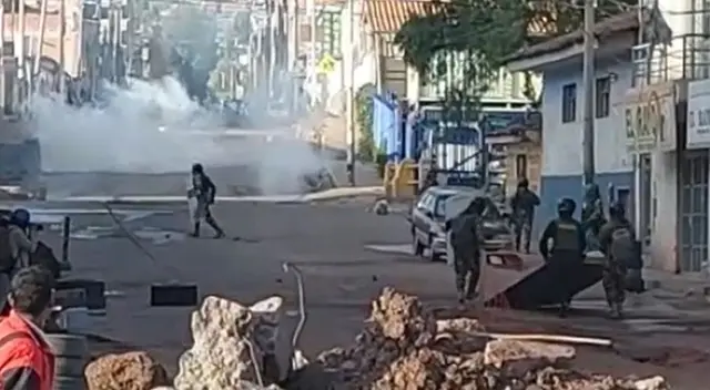 Manifestantes intentan tomar el aeropuerto de Cusco