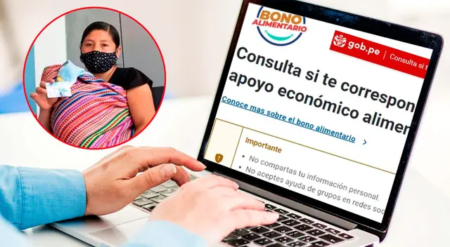 Conoce el link para saber si eres beneficiario del Bono Alimentario 2023.