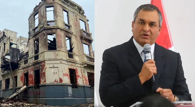 Ministro del Interior responsabiliza del incendio a manifestantes.