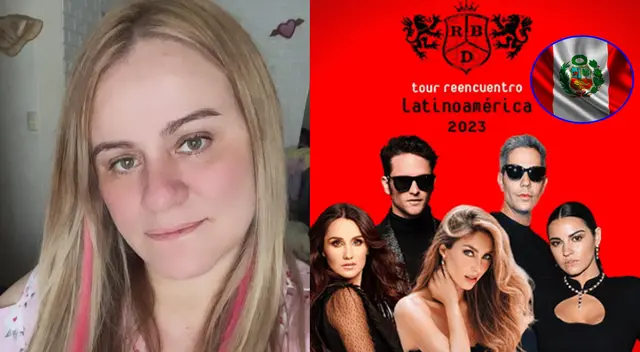 Lourdes Sacín entiende a RBD que no haya incluido a Perú a en tour. Lourdes Sacín entiende a RBD que no haya incluido a Perú a en tour.