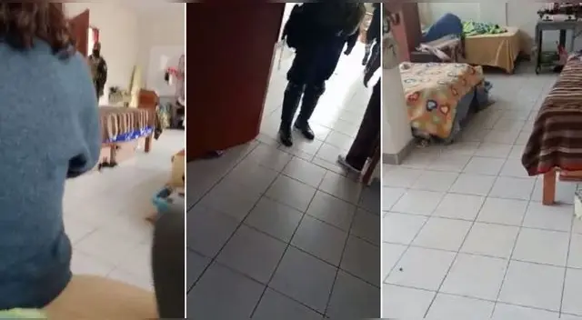 Policía ingresó a la residencia de estudiantes mujeres tras intervención al campus de San Marcos. Policía ingresó a la residencia de estudiantes mujeres tras intervención al campus de San Marcos.