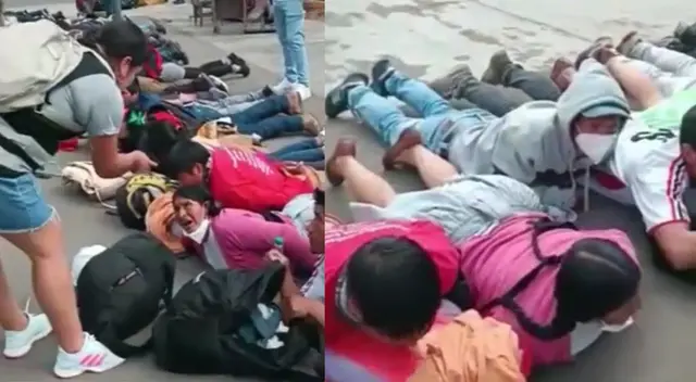Policías son grabados gritando a manifestantes, entre ellos personas de la tercera edad. Policías son grabados gritando a manifestantes, entre ellos personas de la tercera edad.