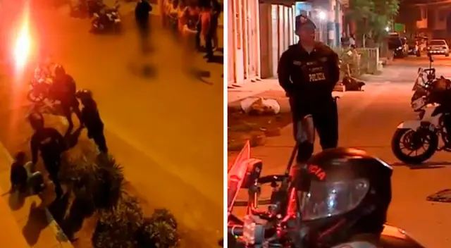 Un rompemuelle habría provocado la violenta caída de los sujetos, según los vecinos de SMP.