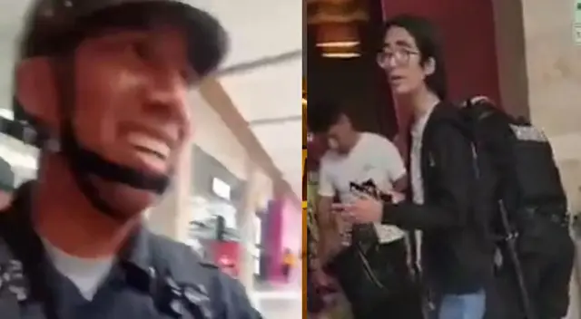 Presunto periodista se niega a identificarse