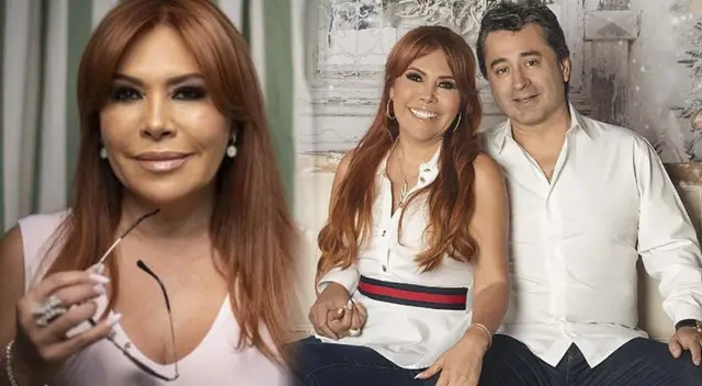 Magaly Medina responde a usuaria que comentó que obliga a su esposo a tomarse fotos.
