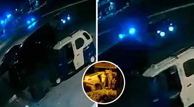 Manchay. El terrible accidente de tránsito quedó registrado por una cámara de seguridad de la zona. Manchay. El terrible accidente de tránsito quedó registrado por una cámara de seguridad de la zona.