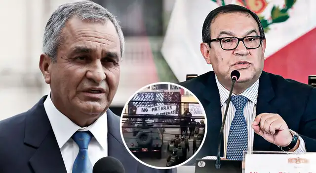 Mininter Vicente Romero desacreditó al PCM Alberto Otárola sobre la violenta intervención policial en San Marcos. Mininter Vicente Romero desacreditó al PCM Alberto Otárola sobre la violenta intervención policial en San Marcos.