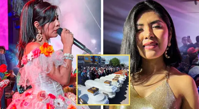 Yarita Lizeth llora en concierto tras recordar las muertes en Juliaca.