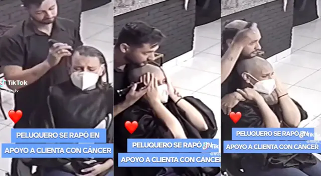 Un gesto que la joven se emocionó.