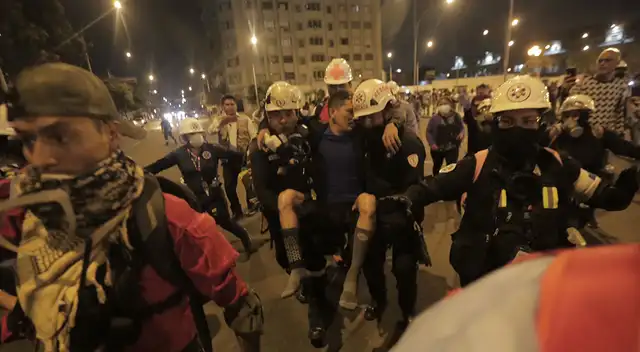 Manifestante es atropellado mientras realizaba protestas en el Centro de Lima