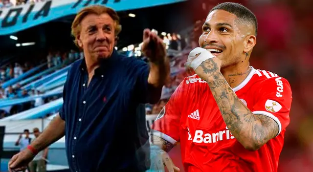 Mostaza Merlo reconoció la jerarquía de Paolo Guerrero. Mostaza Merlo reconoció la jerarquía de Paolo Guerrero.