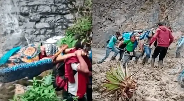 La falta de vías de comunicación impidió que la mujer fuera atendida.