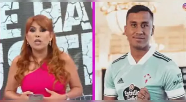 Magaly Medina asada con Renato Tapia.