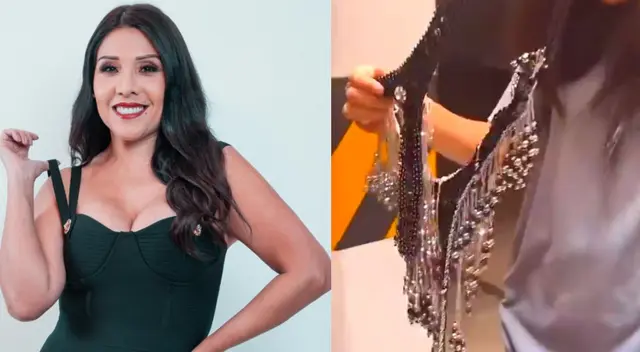 Tula Rodríguez se emociona al ver sus tangas.