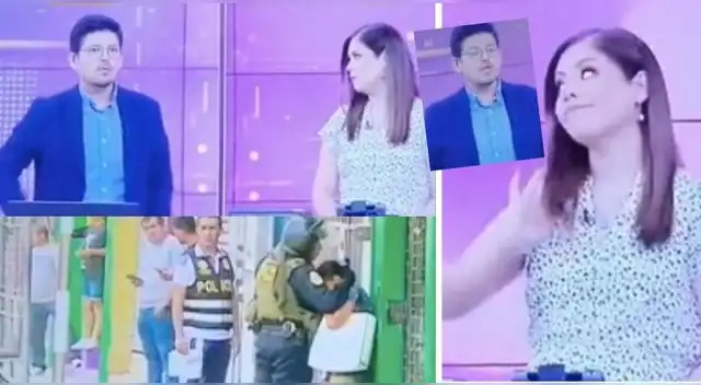 ¿Qué le dijo la periodista a su compañero?