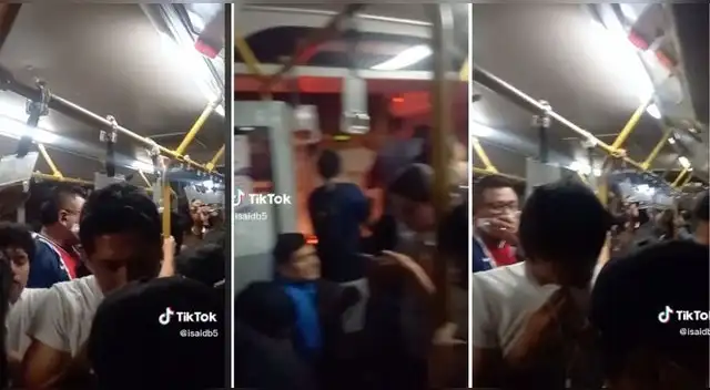 La particular escena se ha vuelto viral en las redes sociales.