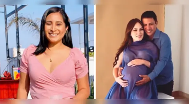 Kathy Sheen sorprendida al ver a Renzo Costa como futuro papá.