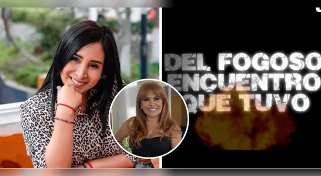 Kathy Sheen habla del ampay de Magaly.