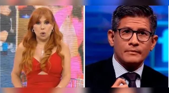 Magaly cuestiona a Erick Osores.