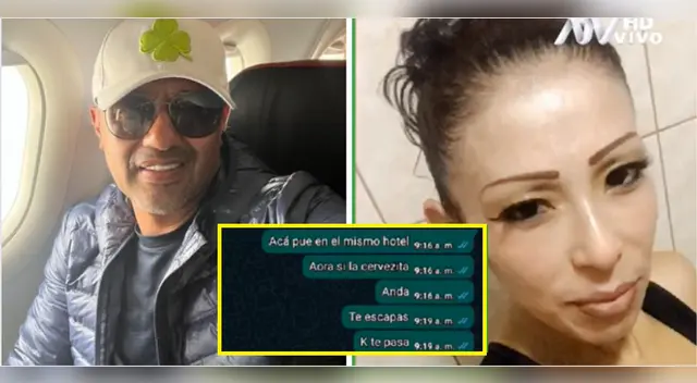 Chorris Palacios y los chats que tuvo con su amiga.