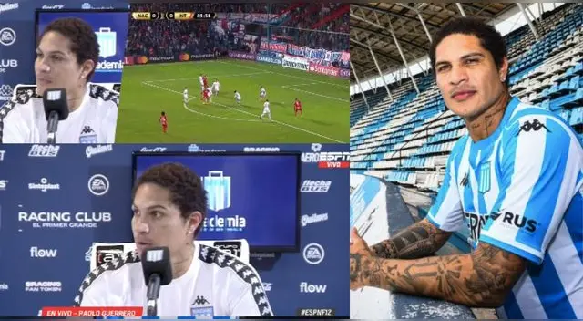 ¿Qué dijo Paolo Guerrero sobre su debut con Racing?