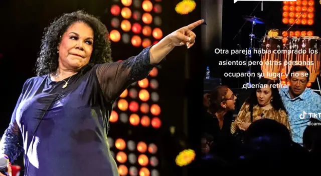 Eva Ayllón y Natalia Malaga tienen tenso momento durante concierto.