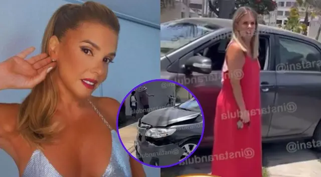 ¿Johanna San Miguel choca su auto?