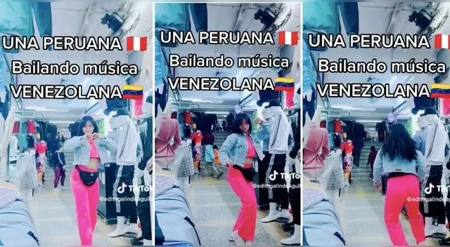 El baile de la joven es tendencia en las redes.