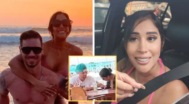 Melissa Paredes y Anthony Aranda son captados en club en Punta Negra.