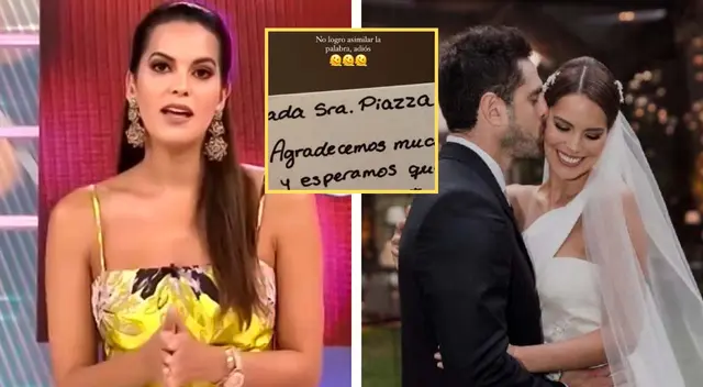 Valeria Piazza y su reacción al ser llamada señora.