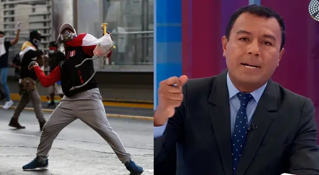 Periodista reiteró que marchas no son pacíficas. Periodista reiteró que marchas no son pacíficas.