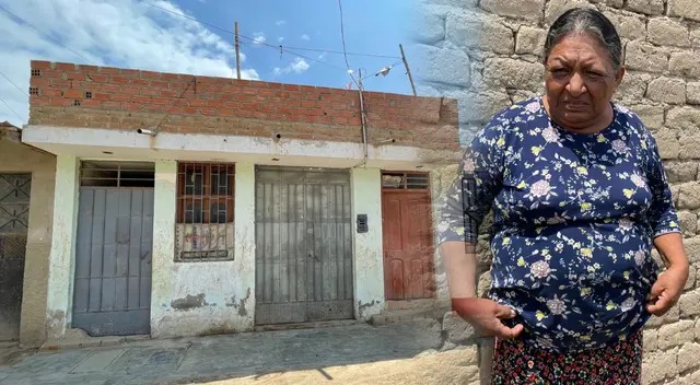 Casa donde sucedieron los hechos y madre de hombre atacado por su hijo Casa donde sucedieron los hechos y madre de hombre atacado por su hijo