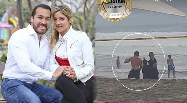 Sofía Franco y Álvaro Paz de la Barra juntos.