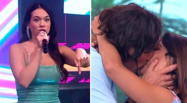 Gino Assereto sorprende a Jazmín Pinedo cuando se dio apasaionado beso con Nadia en pleno set de Esto es guerra. Gino Assereto sorprende a Jazmín Pinedo cuando se dio apasaionado beso con Nadia en pleno set de Esto es guerra.