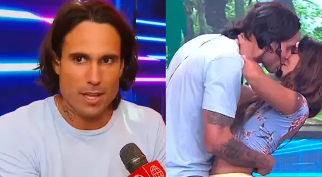 Gino Assereto se pronuncia tras protagonizar beso con Nadia.