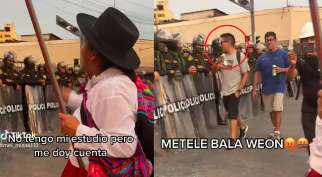 Señora expresa su molestia con las autoridades Señora expresa su molestia con las autoridades