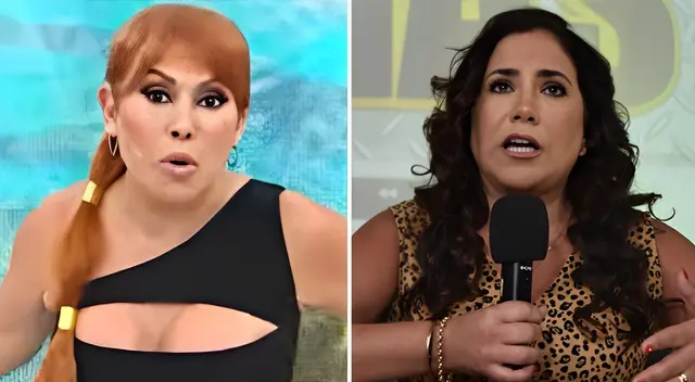 Magaly Medina se fue con todo contra su compañera de ATV. Magaly Medina se fue con todo contra su compañera de ATV.