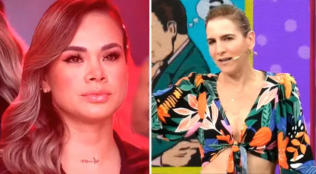 Gigi Mitre reacciona ante cambio de voz de Jossmery Toledo. Gigi Mitre reacciona ante cambio de voz de Jossmery Toledo.