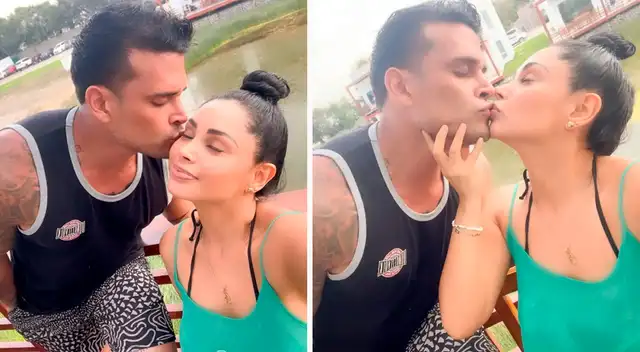 Pamela Franco presume su amor con Christian Domínguez.