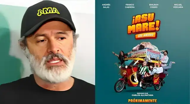 Se llevó a cabo la alfombra roja de Asu Mare 4, y los integrantes del filme no dudaron en echarle flores al flamente director, Carlos Alcántara.