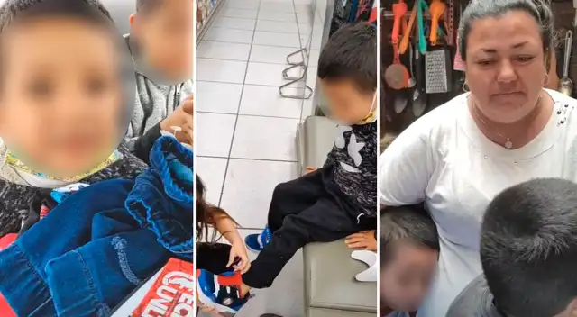 Lupito ofreció su pelota a cambio de leche y pan para su hermanito.
