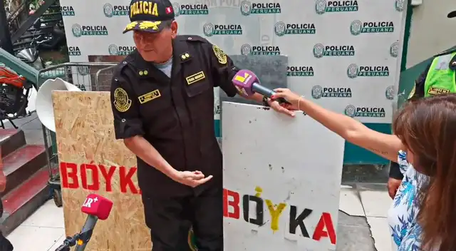 Asociación Peruana de Semiótica criticó la 'interpretación' que le dio la PNP a los colores de escudos incautados a manifestantes durante las protestas en Lima. Asociación Peruana de Semiótica criticó la 'interpretación' que le dio la PNP a los colores de escudos incautados a manifestantes durante las protestas en Lima.