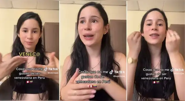 La venezolana contó lo que no le gusta de ser extranjera en Perú y usuarios en TikTok se burlaron.