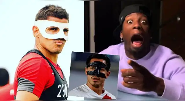 Luis Advíncula vaciló a Aldo Corzo de una peculiar manera. Luis Advíncula vaciló a Aldo Corzo de una peculiar manera.